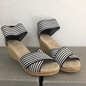 Tory Burch stretch wedges